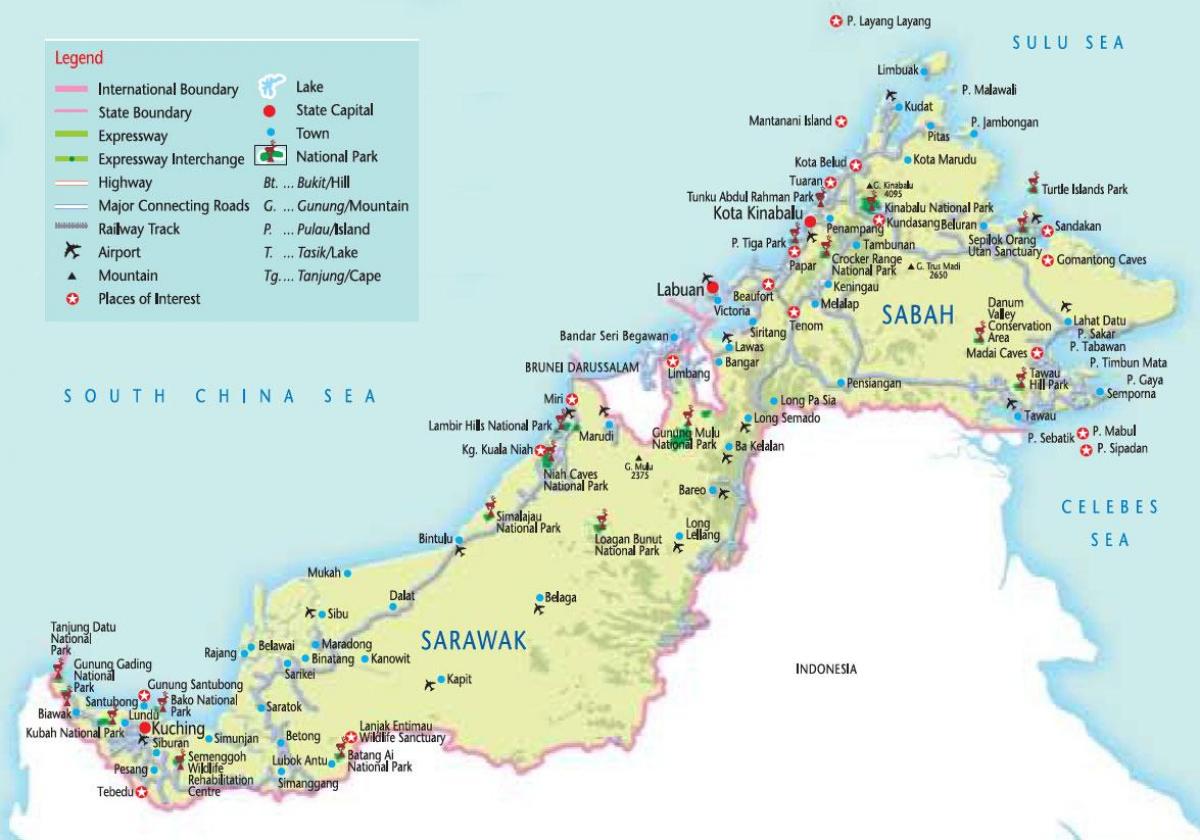 מפת הדרכים של חצי האי מלזיה