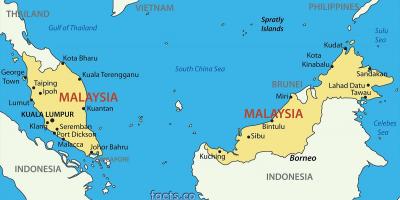 מפה של מלזיה